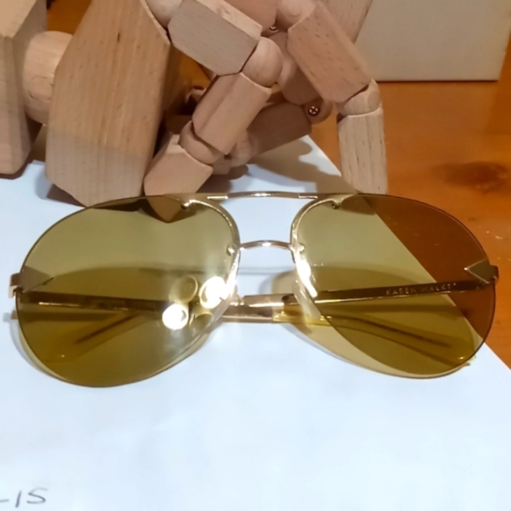 Karen walker lovehangover 1701581 yellow glasses